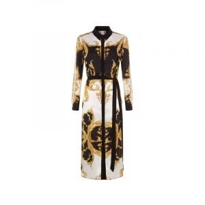 Kleid mit Versace Print