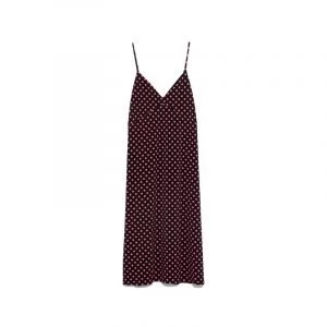 produktbild rot schwarzes polka dot kleid