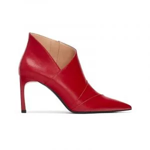 Rote Ankle Boots