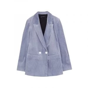 Blauer Cord Blazer