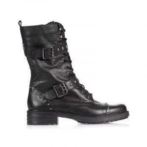 Schwarze Combat Boots