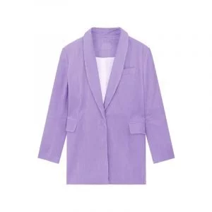 Cord Blazer in Lila