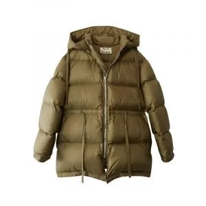 Daunenjacke in Khaki