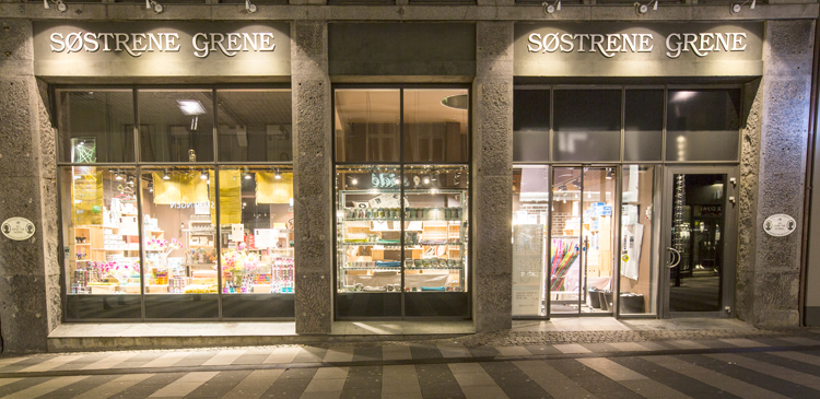 sostrene grene laden fassade