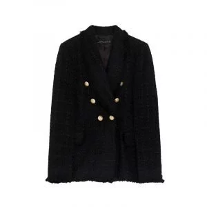 Schwarzer Cape Coat