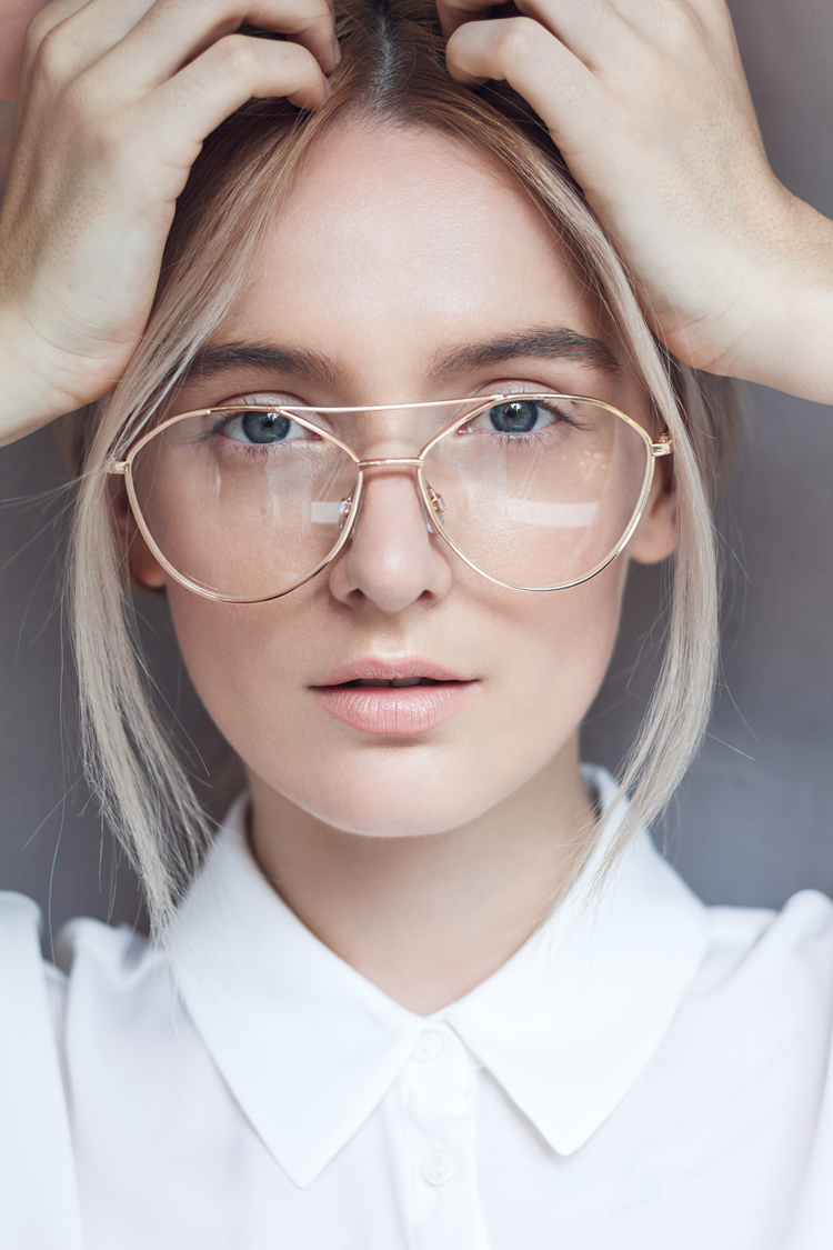 schminken mit brille