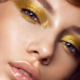 goldener eyeliner