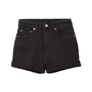 produktbild schwarze jeans shorts