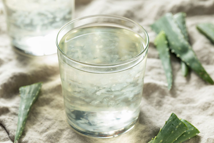 Aloe Vera Getränk Mit Stückchen Selber Machen