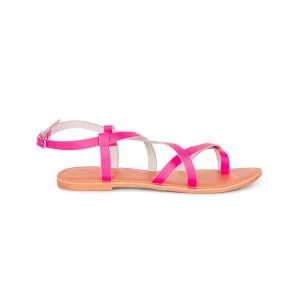 produktbild flache riemchen-sandale in pink