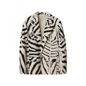 produktbild blazer mit zebra-muster