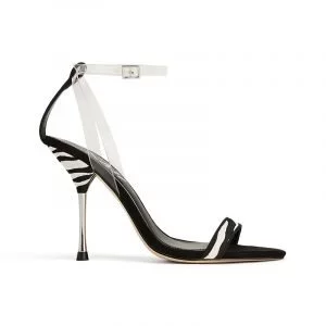 produktbild high heel-sandale mit zebra-muster