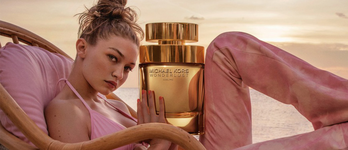 gigi hadid mit michael kors parfum wonderlust