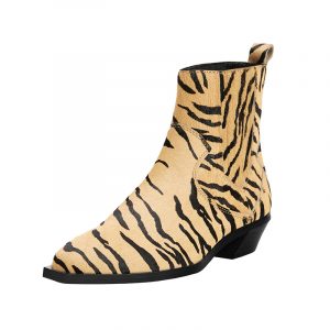 Animal Print Western Stiefel von Bershka