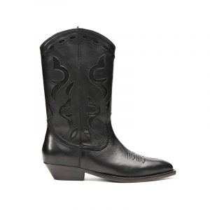 Cowboy Stiefel in Schwarz von Mango