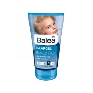 Haargel von Balea in blauer Tube