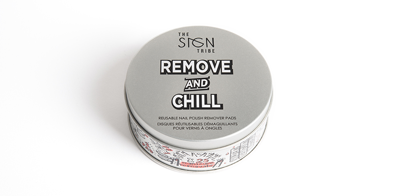 REMOVE AND CHILL Produktbild Nagellackentferner-Pads in Dose