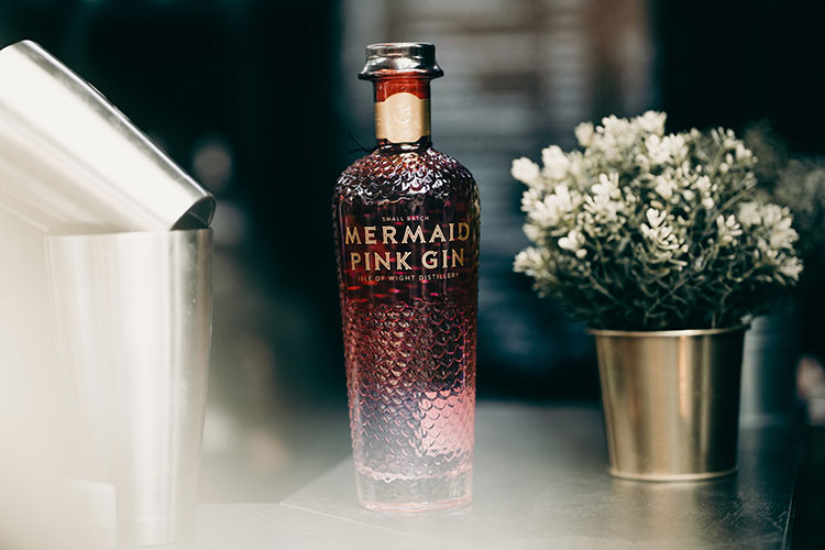 mermaid pink gin