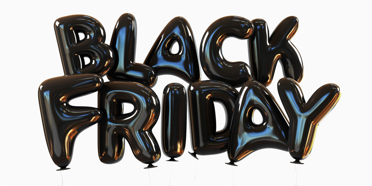 black friday aufschrift