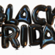 black friday aufschrift