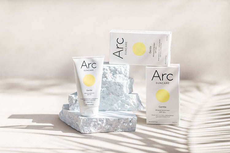 ArcSuncare Moodbild mit Packaging