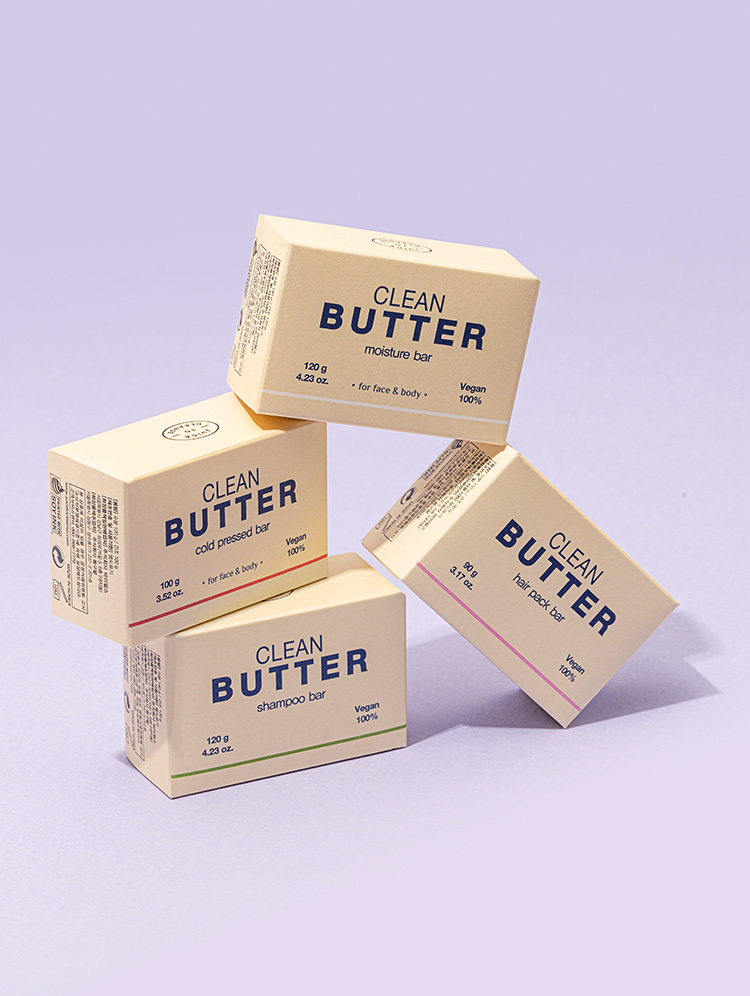 clean butter moisture bar