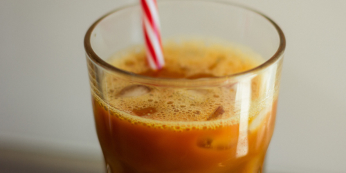 orangensaft mit espresso