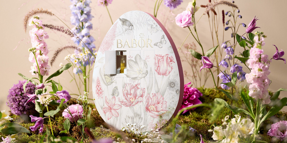 Frühlingserwachen Mit dem BABOR Ampoule Concentrates Osterei BEAUTYPUNK