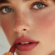 frau lippenstift