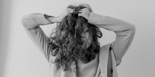 frau haare winter