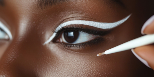 weißer eyeliner