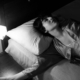 frau bett