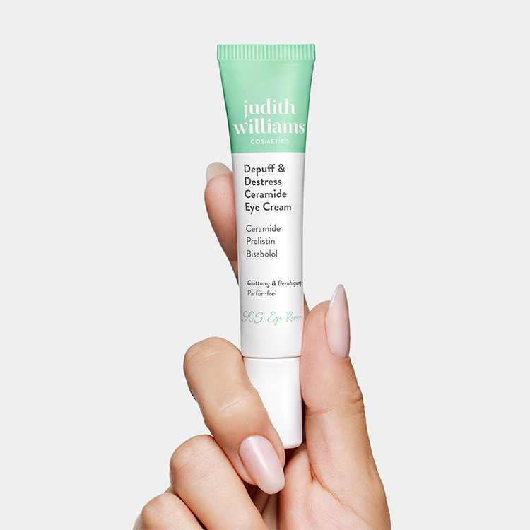 judith-williams-cosmetics-calm-depuff&DestressCeramideEyeCream-produktvisual-foto-1080x1080px